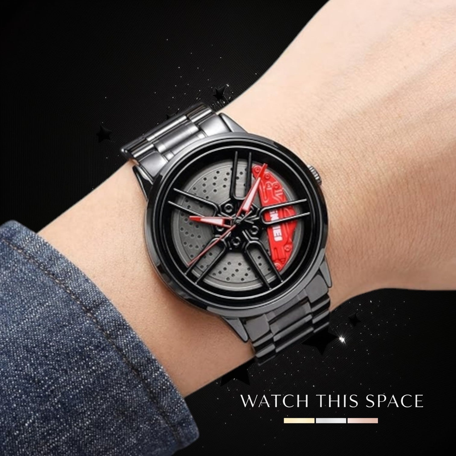 Custom Car Spinning Alloy Watch
