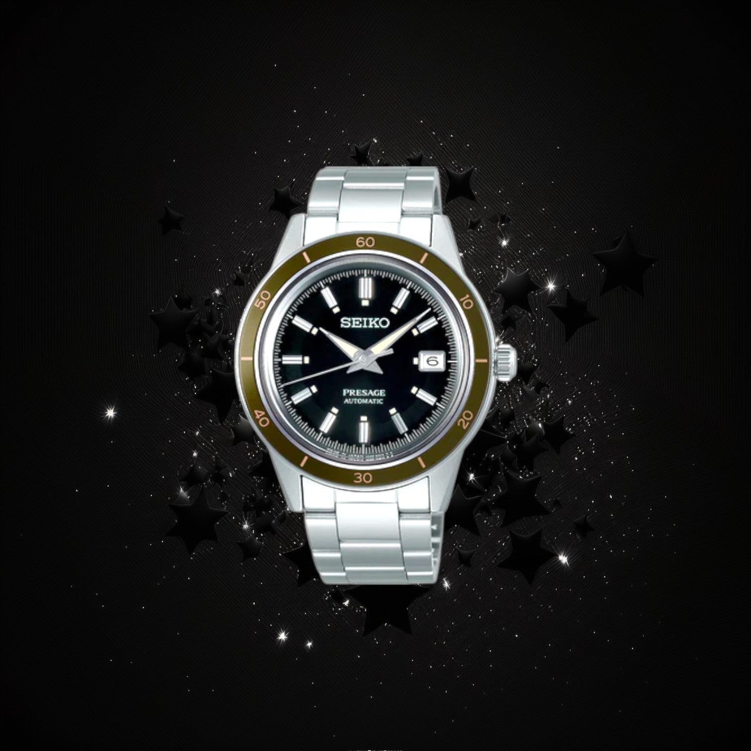 Seiko SRPG07J1 Green Dial Date Watch