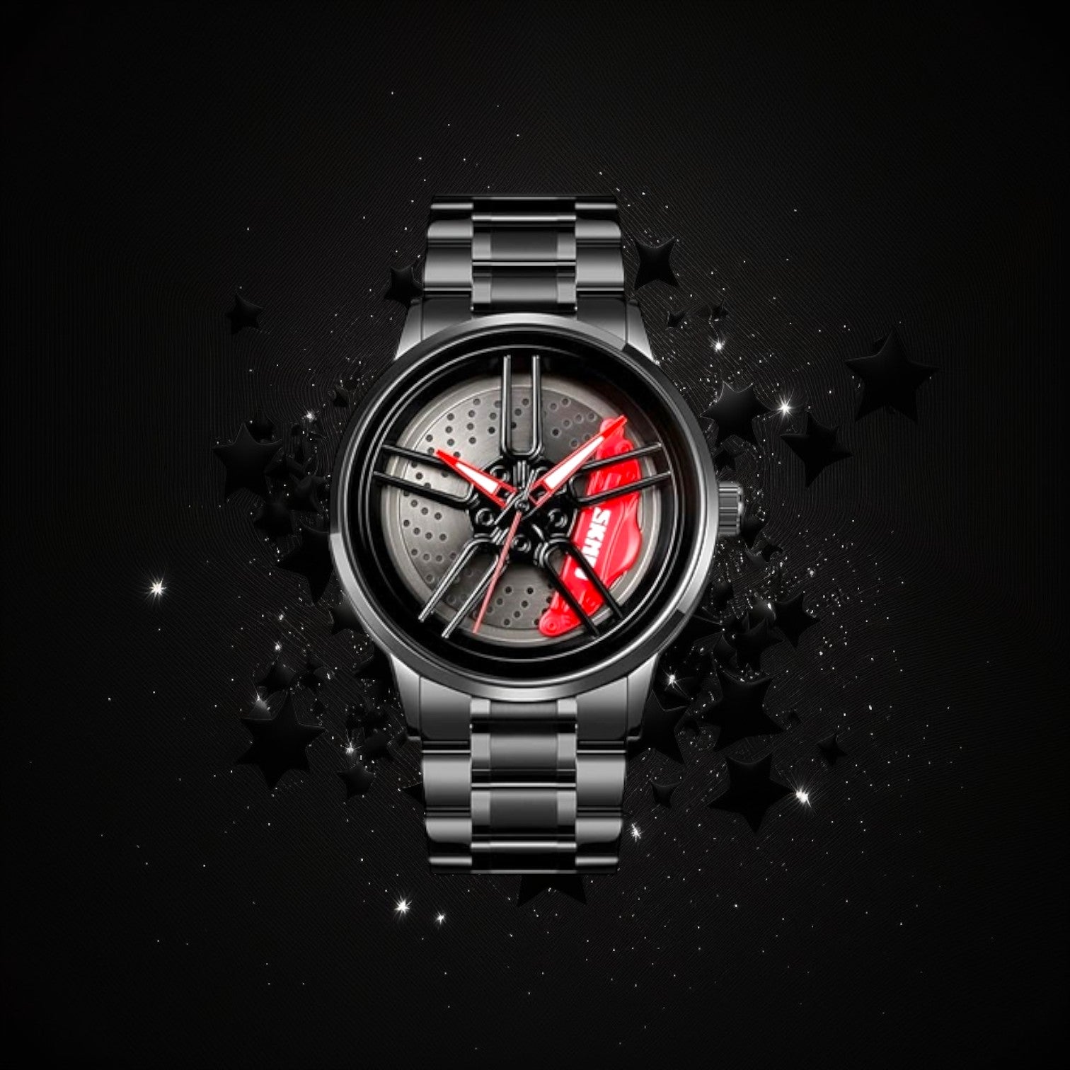Custom Car Spinning Alloy Watch